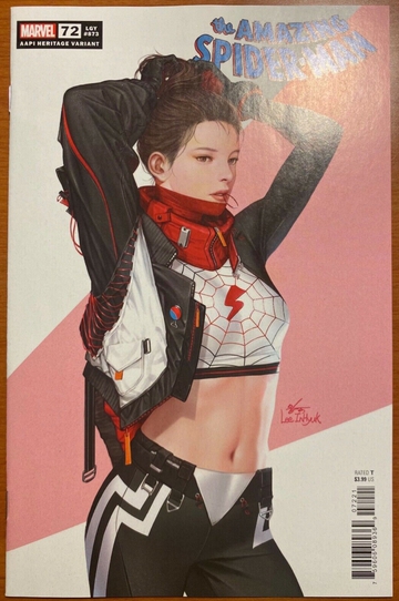 AMAZING SPIDER-MAN #72 (2021) NM/NM+ InHyuk Lee AAPI Heritage SILK Variant