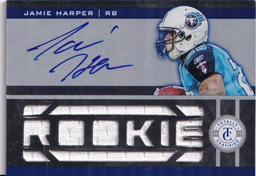 2012 Totally Certified Jamie Harper #216 Blue Auto Relic 056/499