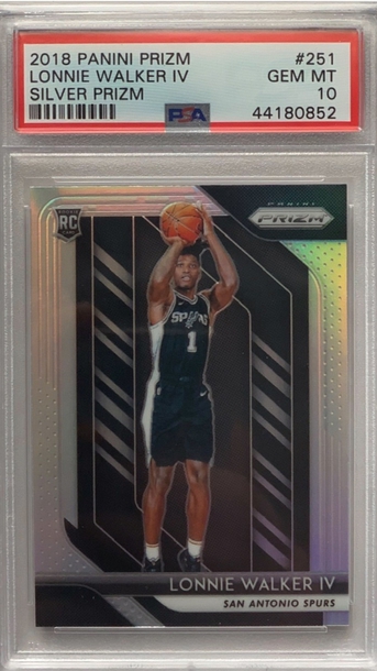 Lonnie walker prizm silver psa 10 