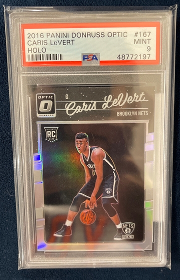 Caris LeVert - Donruss Optic Holo ROOKIE RC - PSA 9