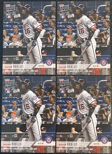 2018 Topps Now Victor Robles RC #738 (lot of 4)