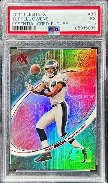 2004 Fleer E-X Terrell Owens Essential Credentials Future /31