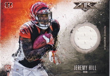 2014 Topps Fire Jeremy Hill #FR-JH RC Relic
