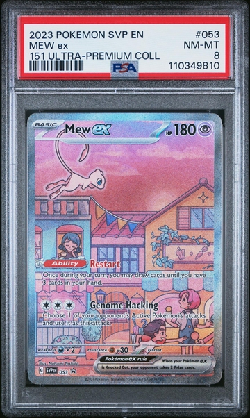 2023 Pokemon #053 Mew ex 151 Ultra-Premium Coll PSA 8