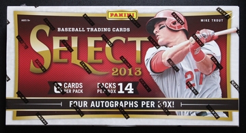 2013 Panini Select Baseball Box - New, Sealed, Unopened - In Hand
