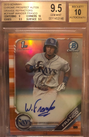 Wander Franco orange auto