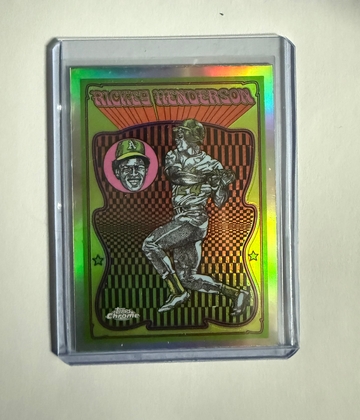 2025 Topps Chrome RICKEY HENDERSON Ultra Violet All-Stars Refractor SSP • UV-12