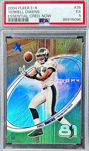 2004 Fleer E-X Terrell Owens Essential Credentials Now /35
