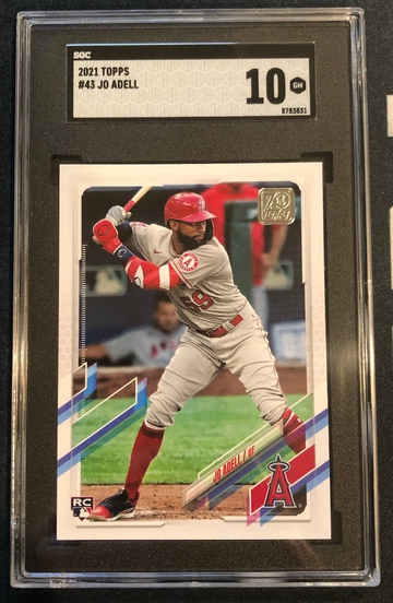 2021 Topps Jo Adell Rookie RC SGC 10 Gem Mint