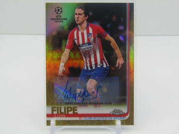 LUIS FILIPE 2019 TOPPS CHROME GOLD AUTOGRAPH AUTO #42/50- SOCCER!!