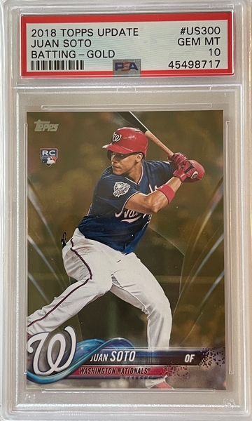 2018 Topps Update Gold Juan Soto