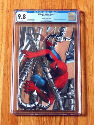 ULTIMATE SPIDER-MAN #1 DEL'OTTO VIRGIN EXCLUSIVE CGC 9.8 2024 Limited ltd 1000