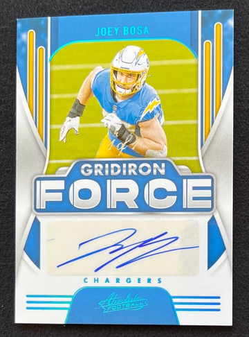 2021 Absolute Hobby Joey Bosa 1 of 1 Auto - Chargers