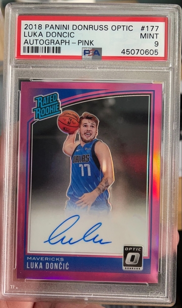 Luka doncic rc optic pink holo /25