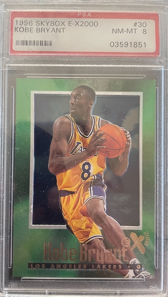 Kobe Bryant 1996 Skybox E-X2000 #30 PSA 8