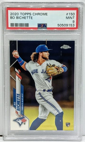 2020 Topps Chrome Bo Bichette PSA 9