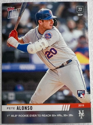 2019 Topps Now Pete Alonso (18 Card Lot)