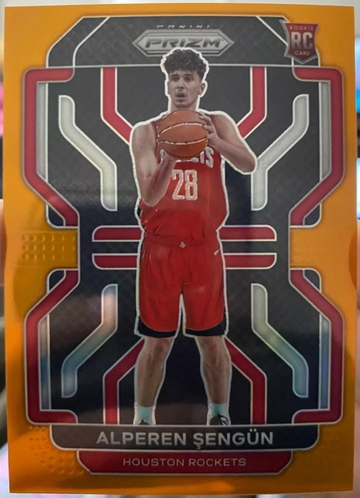 2021-22 Panini Prizm Alperen Sengun Rookie Prizm Orange /49 Rockets