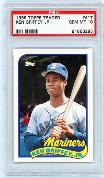 Ken Griffey Jr 1989 Topps Traded Rookie Card RC PSA 10 Gem Mint