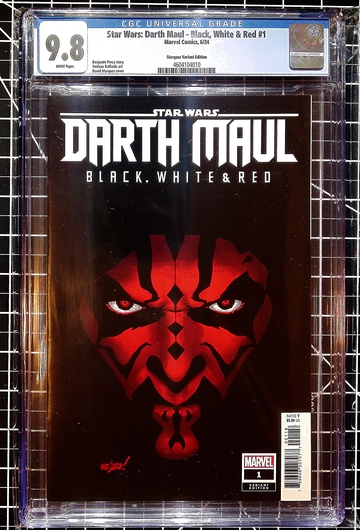 StarWars Darth Maul-Black,White and Red #1 CGC 9.8