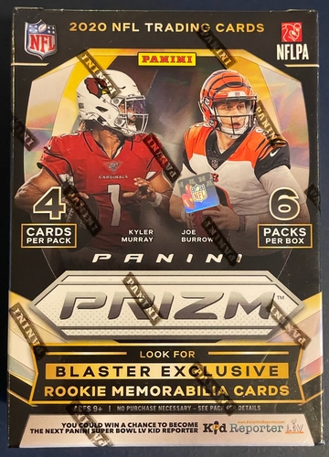(1) UNOPENED 2020 Panini Prizm NFL FOOTBALL Blaster Box 24 cards