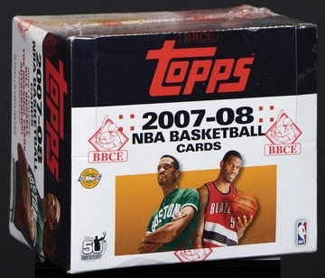 2007-08 Topps Basketball Jumbo Hobby HTA Box 