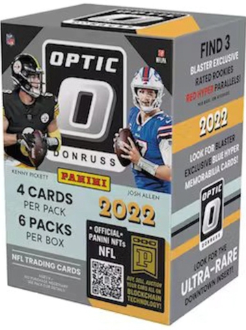 2022 Optic Football Blaster Fanatics Exclusive (Red Hyper Parallels)