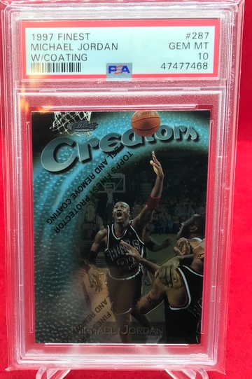 Michael Jordan 1997 Finest #287 - PSA 10 - Gem Mint