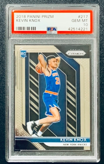2018-19 Prizm Kevin Knox RC PSA 10