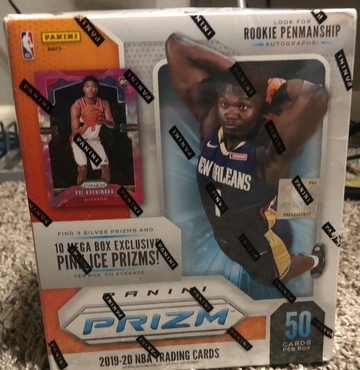 2019-2020 Prizm Basketball Mega Box