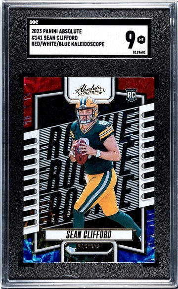 2023 Absolute #141 Sean Clifford Red/White/Blue Kaleidoscope SGC 9