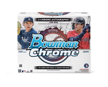 2025 Bowman Chrome Baseball Hobby Box Factory Sealed - In Hand Ships Today