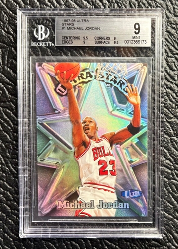 1997 Ultra Stars Michael Jordan BGS 9