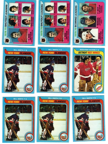 1978-1979 Topps Hockey Card Lot 25 All Stars Dryden Trotter LeFluer Smith