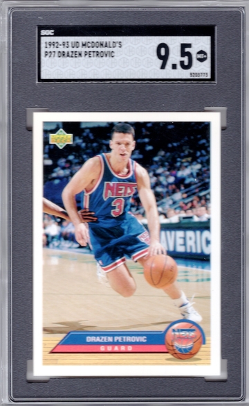 1992-93 Upper Deck McDonald's Drazen Petrovic #P27 