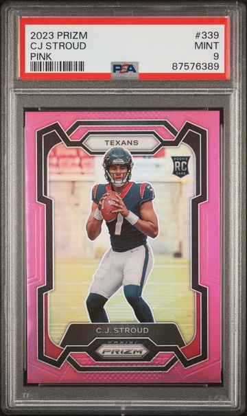 2023 Prizm #339 C.J. Stroud PSA 9