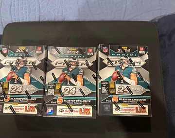 2024 Panini Prizm NFL Blaster Box Lot of 3 - Factory Sealed 