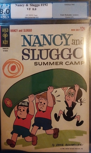 PGX 8.0 nancy and sluggo #192 silver age