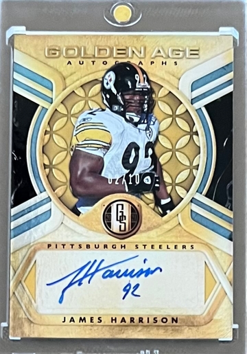 2021 James Harrison Gold Standard Golden Age Autographs 02/10