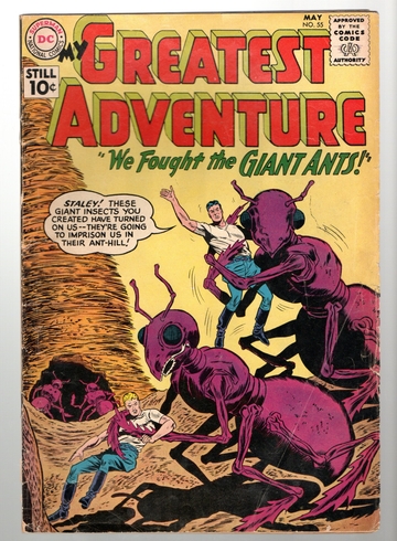 1960 DC Silver Age Comic Book My Greatest Adventure #55 Giant Ants 
