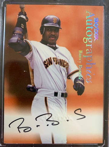1999 Skybox Autographics - Barry Bonds Auto 