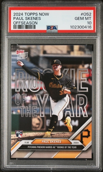 2024 Topps Now #OS2 Paul Skenes Offseason PSA 10