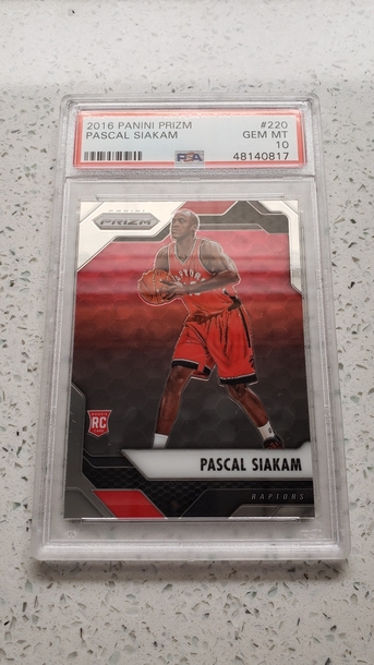 2016 Prizm Pascal Siakam RC PSA 10