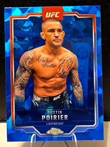 Dustin Poirier  2025 Topps Chrome UFC Sapphire