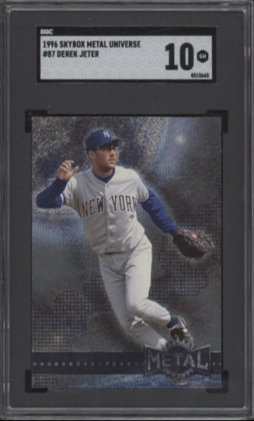 1996 Metal Universe Derek Jeter