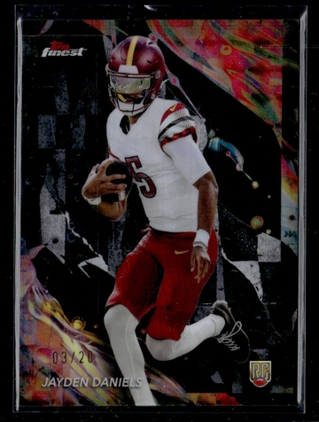 2024 Topps Finest Jayden Daniels #167 /20 RC