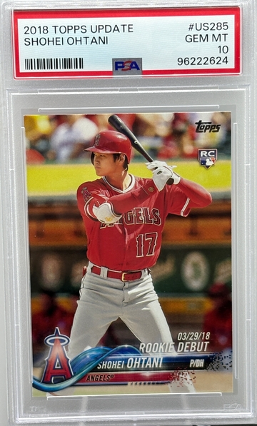 Shohei Ohtani Topps Update Rookie Debut #US285 