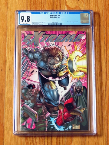 EXTREME #0 CGC 9.8 NM/M WP 1993 Rob Liefeld Extreme Studios mail-in POP 10