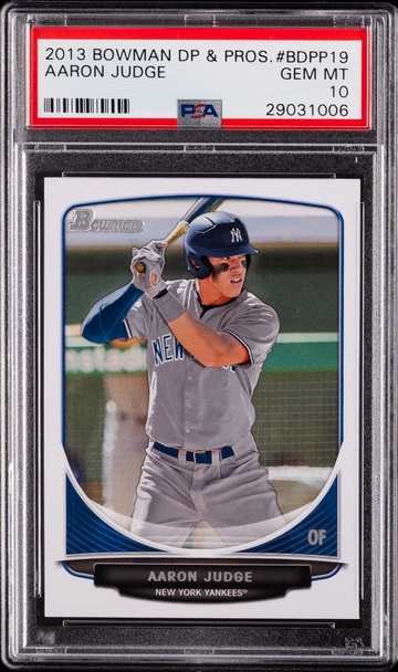 2013 Bowman DP & Pros Arron Judge 