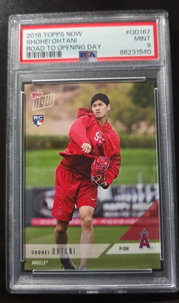 2018 Topps Now Shohei Ohtani Road To Opening Day RC 